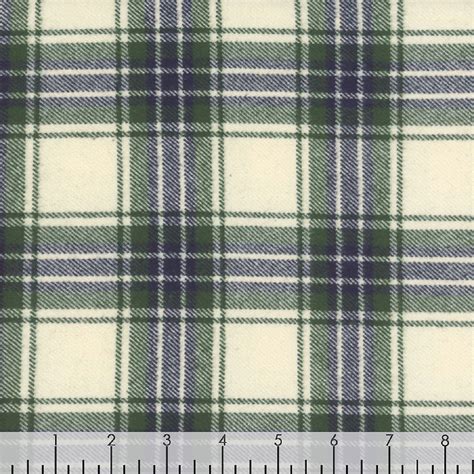 Marcus Fabrics Primo Plaids Flannel Keep It Classic Green Cream Blue ...