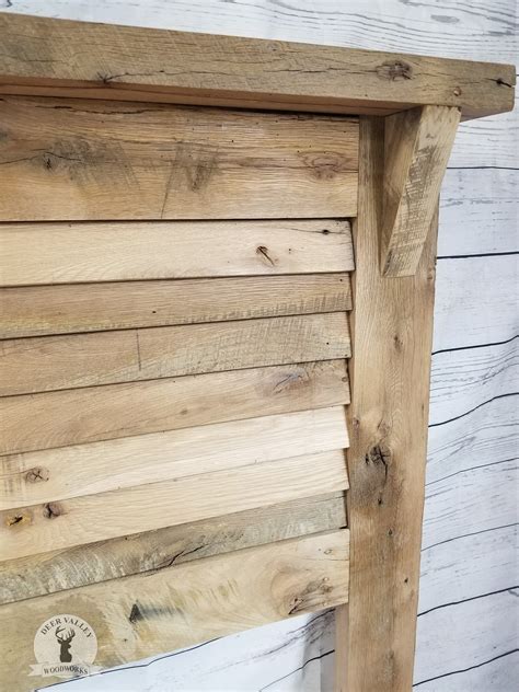 Rustic Barnwood Headboard Reclaimed Wood Queen Headboard - Etsy