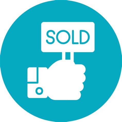 Sold - Free business and finance icons