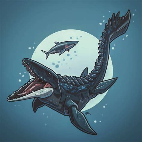 How To Draw The Mosasaurus