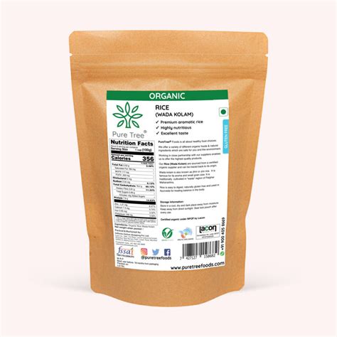 Organic Wada Kolam Rice – Puretree Foods