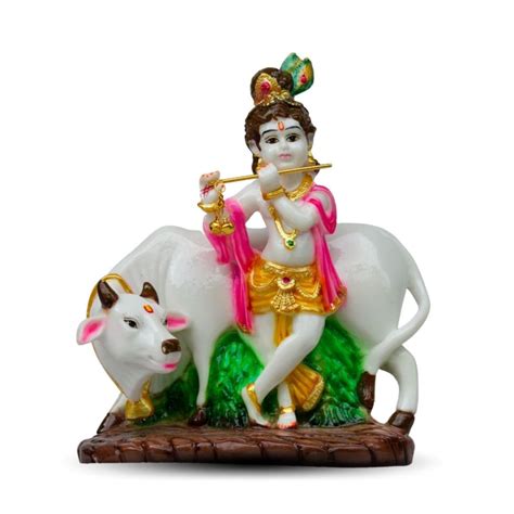 Buy Your Divine Krishna with Cow Idol | Arte House