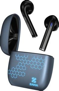 Zavia 710 Black Wireless Earbuds 10 Hours Playtime, 13MM Drivers IPX6 ...