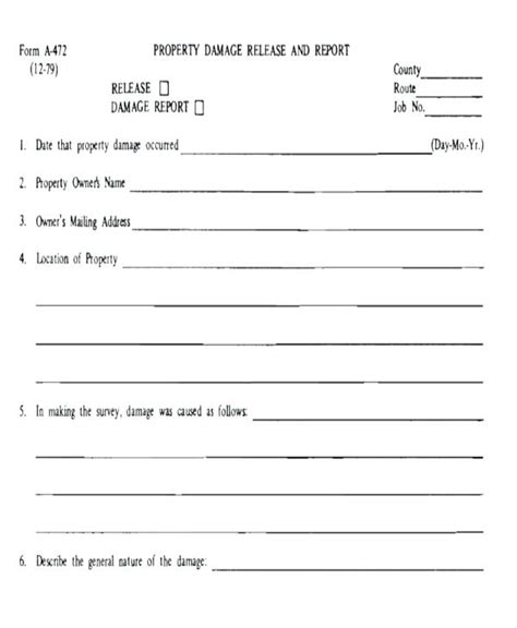 Image result for Insurance Damage Report Example