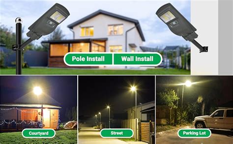 Epyz Plastic 30 Watt Solar Street Lights Outdoor Waterproof With Remote ...