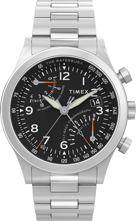 TIMEX Waterbury Traditional Quartz Analog Watch for Men with Stainless ...