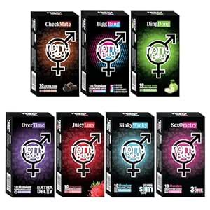 Buy Notty Boy Condom Family Pack - 7 types of condoms 70 pcs Online at ...
