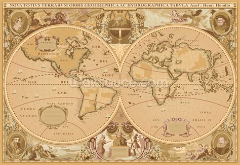 Vintage World Map 的图像结果