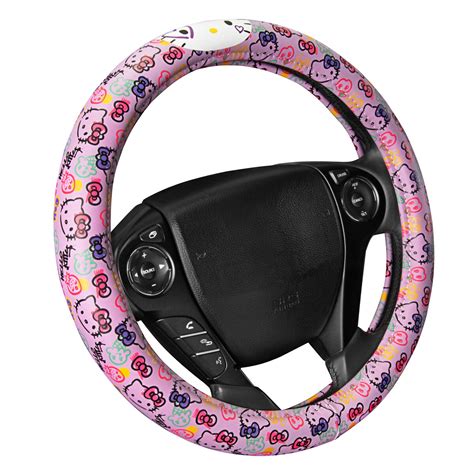 Car Steering Wheel Covers Hello Kitty