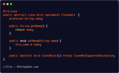 Image result for Prototype Pattern Java