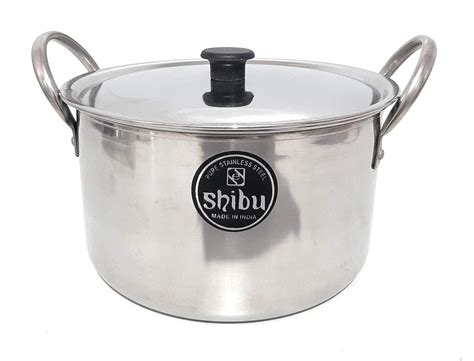 Buy SE,SHIBU BRAND Induction Friendly Stainless Steel Stockpot with Lid ...