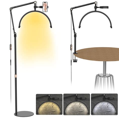 MYSWEETY Lash Light for Eyelash Extensions, Half Moon Light for ...