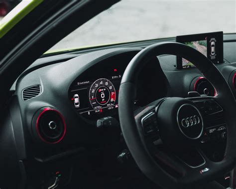 Download wallpaper 1280x1024 audi, car, steering wheel, speedometer ...