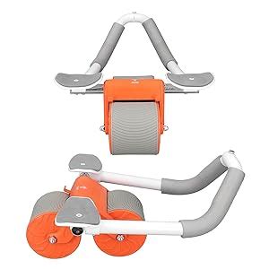 GLIVE (LABEL) Automatic Rebound Abdominal Wheel, Double Wheel Ab Roller ...