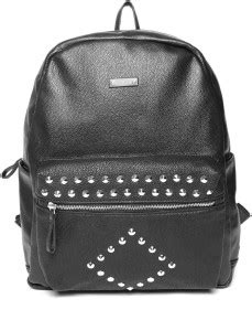 Flipkart.com | BAD HABIT Men Black Studded Backpack - Backpack