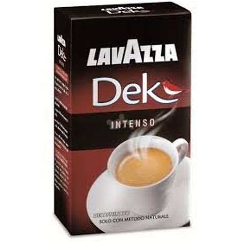Buy Lavazza Dek Decaffeinated Ground Coffee - Intense Flavor