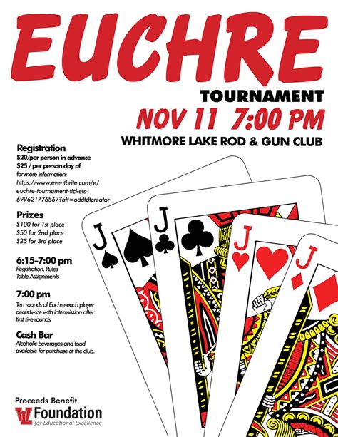 Euchre Tournament, Whitmore Lake Rod & Gun Club, 11 November 2023 ...