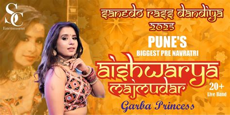 Sanedo Rass Dandiya 2025 with Aishwarya Majmudar | navratri Tickets ...