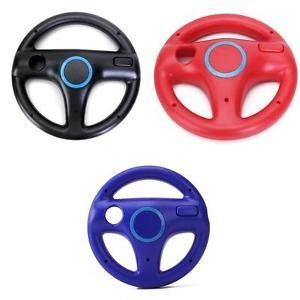 3x Steering Wheel for Nintendo Wii MARIO KART RACING Game Black+Red ...
