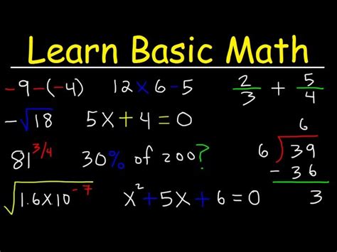 Basic Arithmetic Lessons 的图像结果
