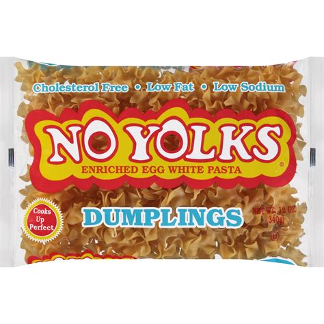No Yolks Dumpling Egg White Noodles , 12 ounce bag - Walmart.com