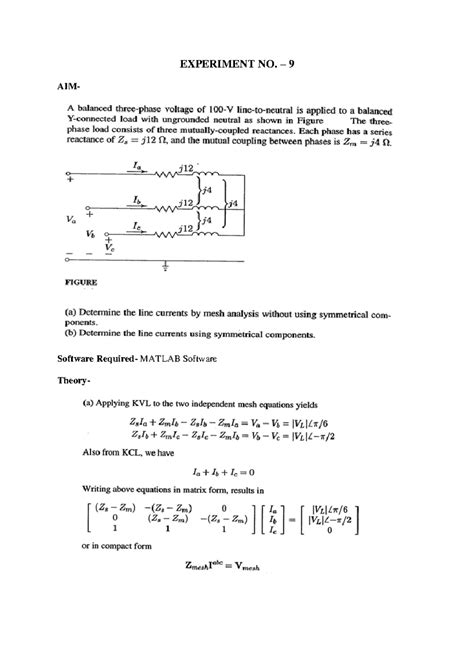 EXP-9 - experiment - EXPERIMENT NO. – 9 AIM- Software Required- MATLAB ...