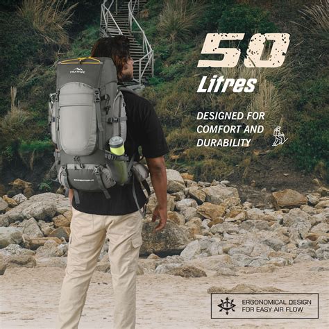 WILDQUEST-50 Rucksack - Lava Grey