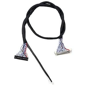 VSDISPLAY LVDS Cable FIX-30P 2ch 8bit for 17" 19" 20.1" 21.5" 1920x1050 ...