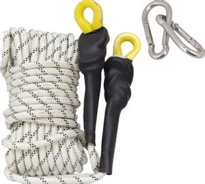 Fit Fusion Climbing Rope with Hook, Mountaineering Rope, Tensile Force ...