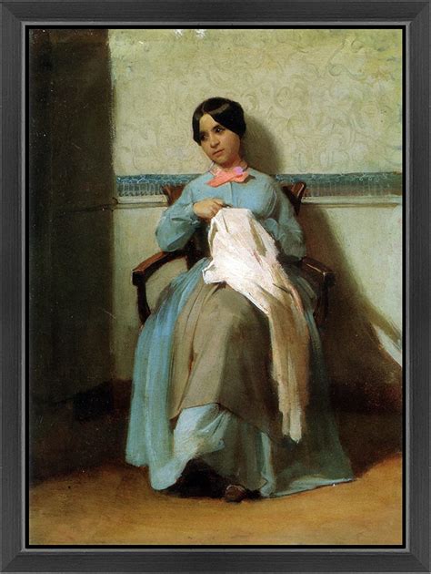Green Leaf Art 11" by 14" Bouguereau A Portrait of Lonie Bouguereau ...