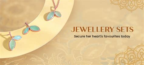 Buy Jewellery Sets Online in India | Silver, Gold-Plated & Rose Gold ...