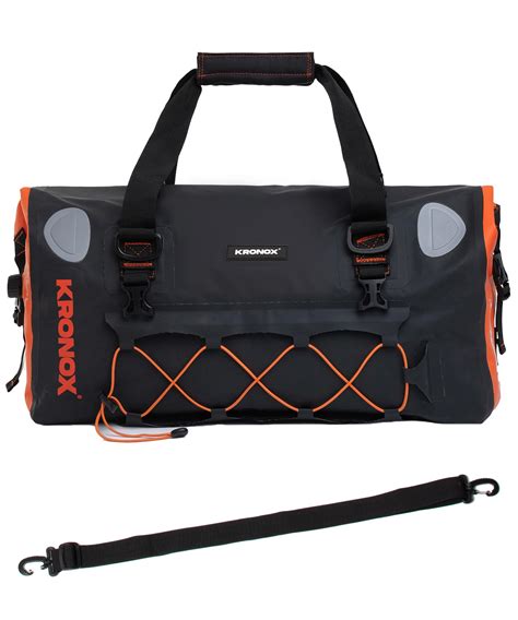 Kronox Motorcycle Dry Bag 25l Black Duffle Waterproof Duffel Bag ...