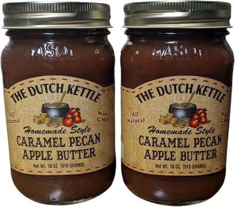 Amazon.com : The Dutch Kettle Amish Homemade Caramel Pecan Apple Butter ...