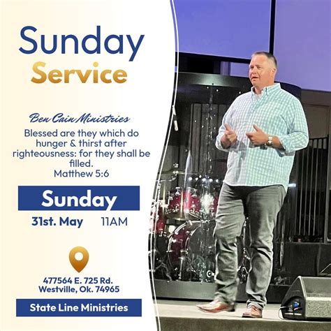 Sunday AM Service, 477564 E. 725 Rd. Westville, Ok 74965, 31 August ...