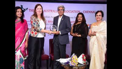 IIT-M director honoured by Indo Australian Association | Chennai News ...