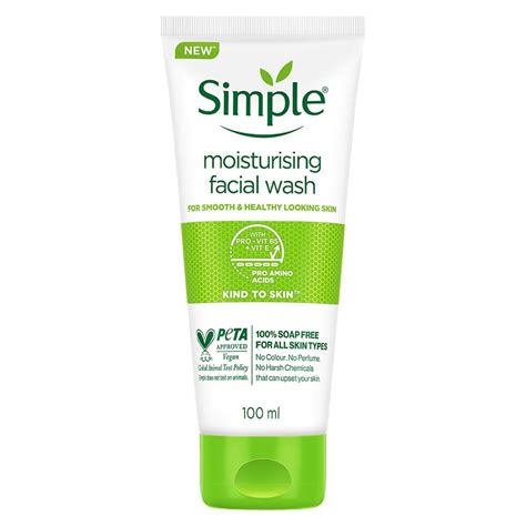 Simple Kind To Skin Moisturising Facial Wash 100 ml India | Ubuy