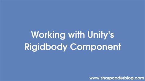 Image result for Rigidbody2d Unity Code