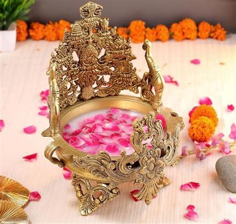 Buy Two Moustaches Elephant Design Decorative Ganesha Traditional Urli ...