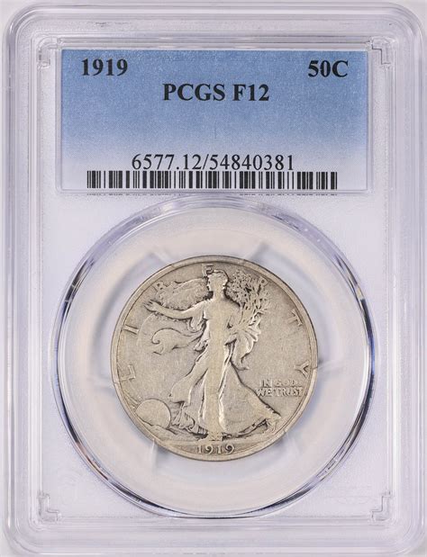 1919 Walking Liberty Half Dollar PCGS F-12 (Item 1820325 ...