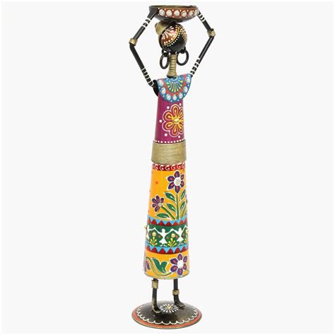 Buy VEDAS Mystical India Metal Doll Figurine from Vedas at just INR 1899.0