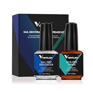 Buy VENALISA 2 PCS 15ml Nail Art Salon Professional Nail Prep ...