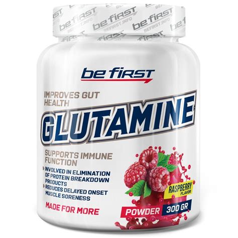 Глютамин в порошке Be First Glutamine Powder (л глутамин) 300 гр ...