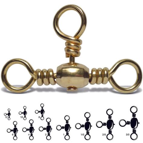 Mustad Barrel Three Way Cross Swivel