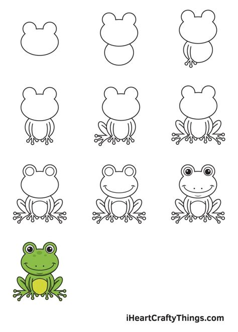 Frog Drawing Tutorial 的图像结果