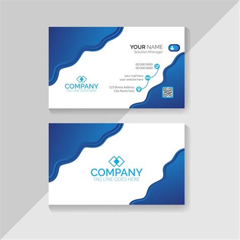 Modern Business Card Design 的图像结果
