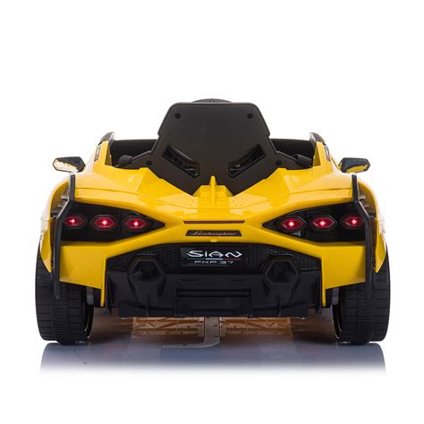 Buy UWR-Nite Licensed Lamborghini Sian Plastic 12V Children’s Electric ...