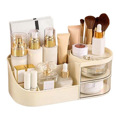 ZUKU MakeUp Organizer Stand Desk Storage Dressing Table Organiser ...