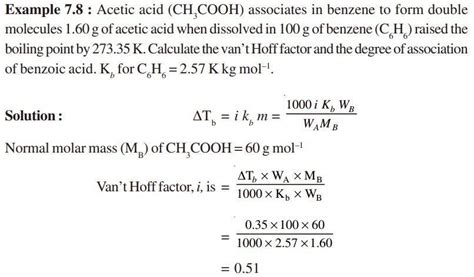 How did they come up with the value of ΔTb = 0.35 to find out Van't ...
