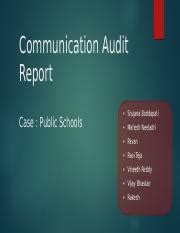 Image result for Communication Audit Sample Document