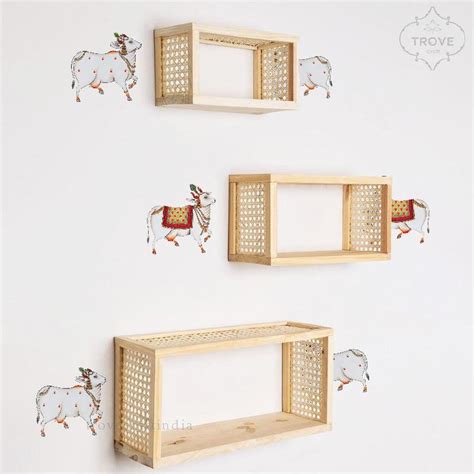 Set of 6 Self Adhesive Decals / Stickers - Pichwai Cows – Trove Craft India